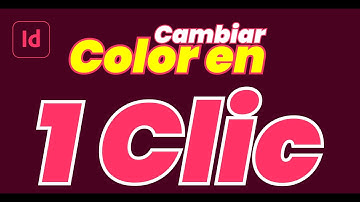 PONER COLOR A UNA CAJA DE TEXTO Y AL TEXTO EN UN SOLO CLIC | ADOBE INDESIGN CC