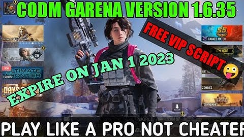 CODM | GARENA FREE VIP PREMIUM SCRIPT 1.6.35 | STRONG BYPASS WITH SKIN HACKS! | COD MOBILE
