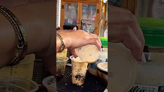 CLASSIC VS PREMIUM MILK TEA🫧🍃🫗🍵✨ #asmrsounds #kojins #yourneighborhoodcafe #smallcafe #trecemart