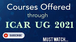 Courses In Icar Ug Exam Icar 2021archz Edu World