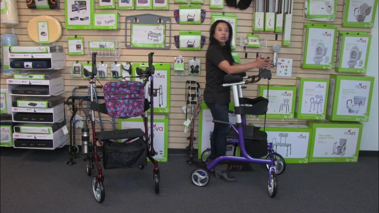 Features of Nova Medical Phoenix Rise UP Rollator YouTube