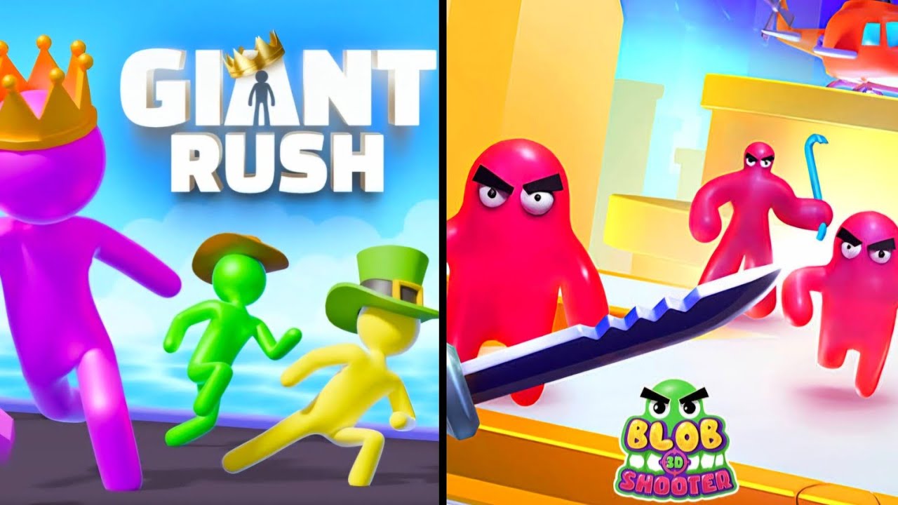 🔥 Giant Rush vs Blob Shooters 3D | Hard Level Challange | Full Gameplay 🔥🎮