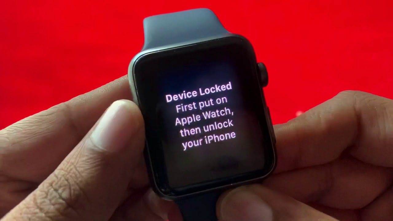 How To Reset Apple Watch Manually - Fix for Device Locked in Apple