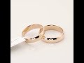 Video: Golden wedding rings with diamonds "VKA 349"