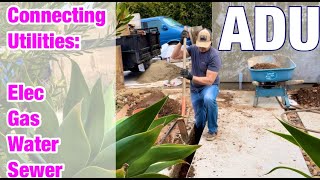 Celebrity DIY ADU update #11 - Utilities Hookup Profile