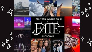 [ENGENE-loG] Enhypen Fate Plus in Tacoma Concert Vlog| Traveling to Washington, Day Trip🖤🤍✨