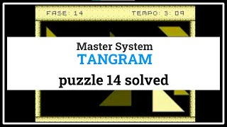 Puzzle 14 Solution - TANGRAM (Master System) - Complete Walkthrough Solution (Tangram Master) screenshot 5