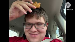I am wearing crown nuggets for Burger King! 