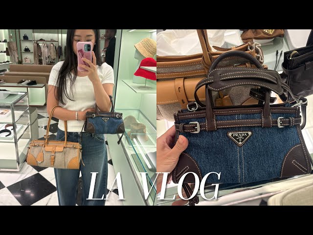 The Prada Bonnie Bag in Denim tho. 💙🤎 | LA Vlog - YouTube