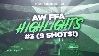 I HIT THE HIGHEST TRICKSHOT EVER! w/9 SHOTS! (AW FFA Highlights #3)