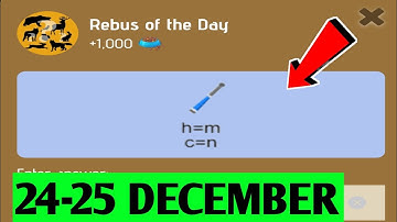 Rebus Of The Day Zoo 24 December | Zoo Rebus Of The Day | 24 December Rebus Zoo