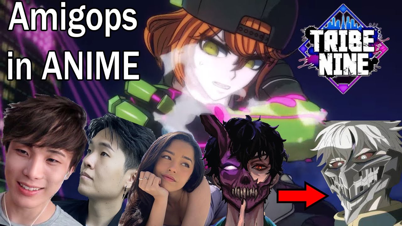 Valkyrae Sykkuno Corpse and Toast Featured in Anime Tribe Nine