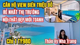 SIÊU RẺ CĂN HỘ VIEW BIỂN TRIỆU ĐÔ NỘI THẤT MỚI TOANH Ở SƯỚNG LẮM