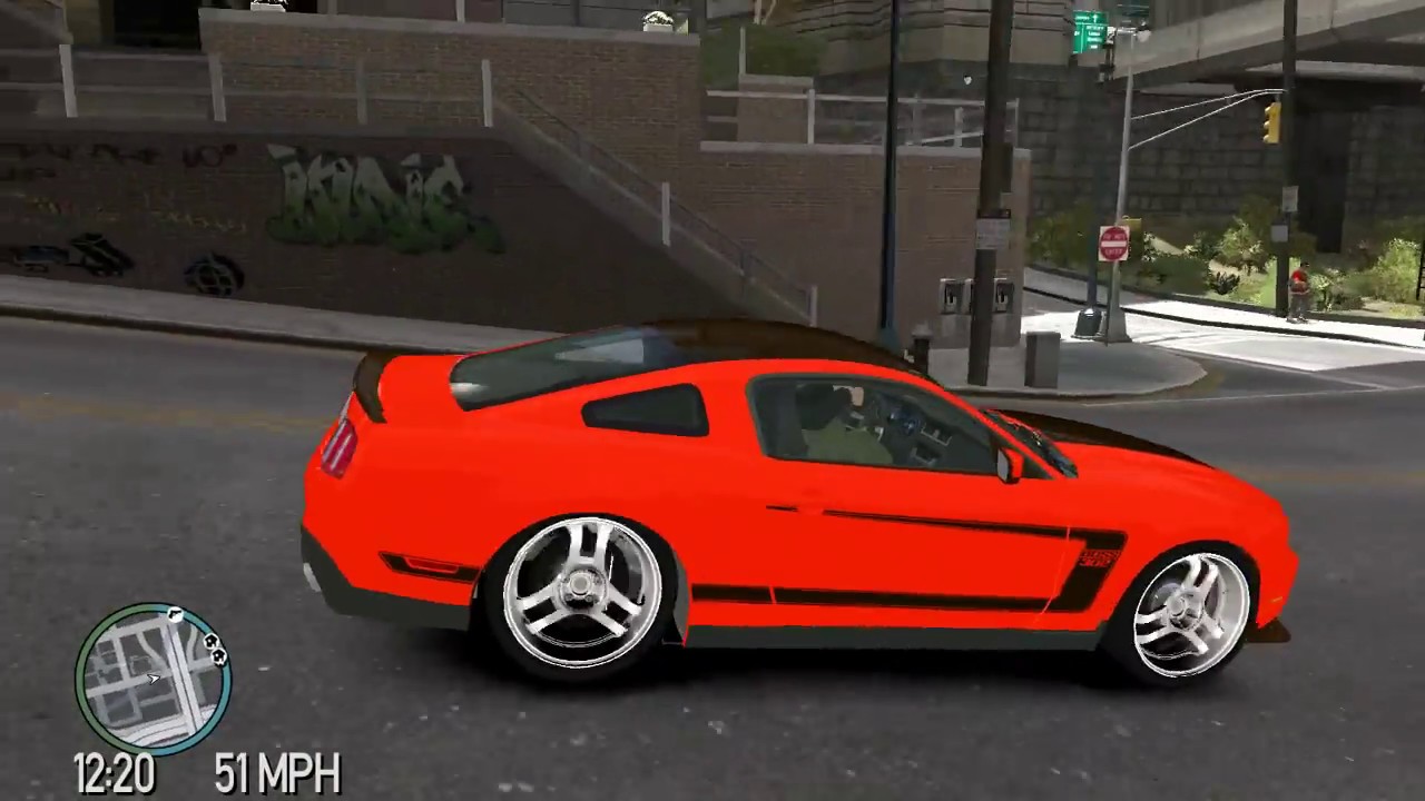 GTAIV Ford Mustang Boss 302 2012