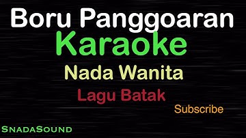 BORU PANGGOARAN -Lagu Batak-Victor Hutabarat -| KARAOKE NADA WANITA​⁠ -Female-Cewek-Perempuan@ucokku
