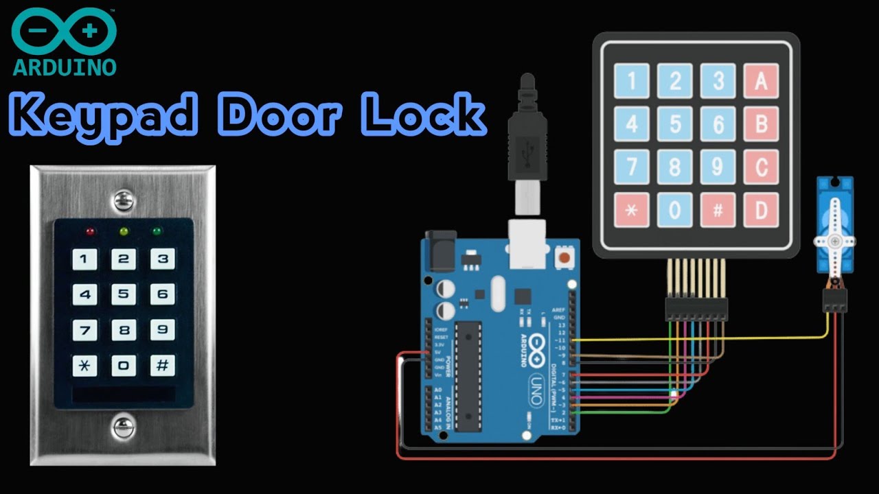 How To Make Password Door Lock | Arduino Project - YouTube