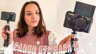 CANON G7X MARK II UNBOXING &amp; FIRST IMPRESSIONS! | Hannah Isobel