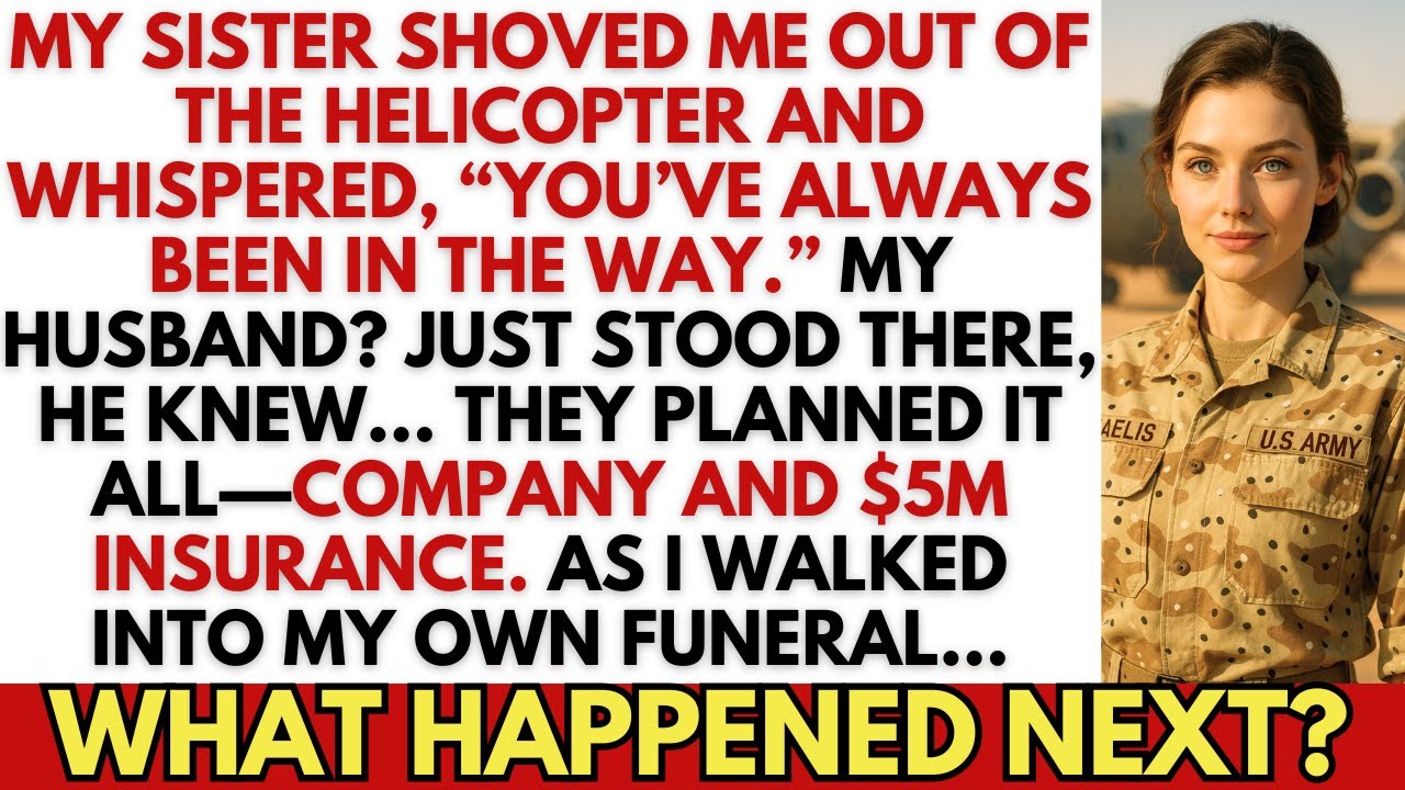 Моя сестра столкнула меня с вертолёта — мы с мужем запланировали это на 5 миллионов долларов. Выж...