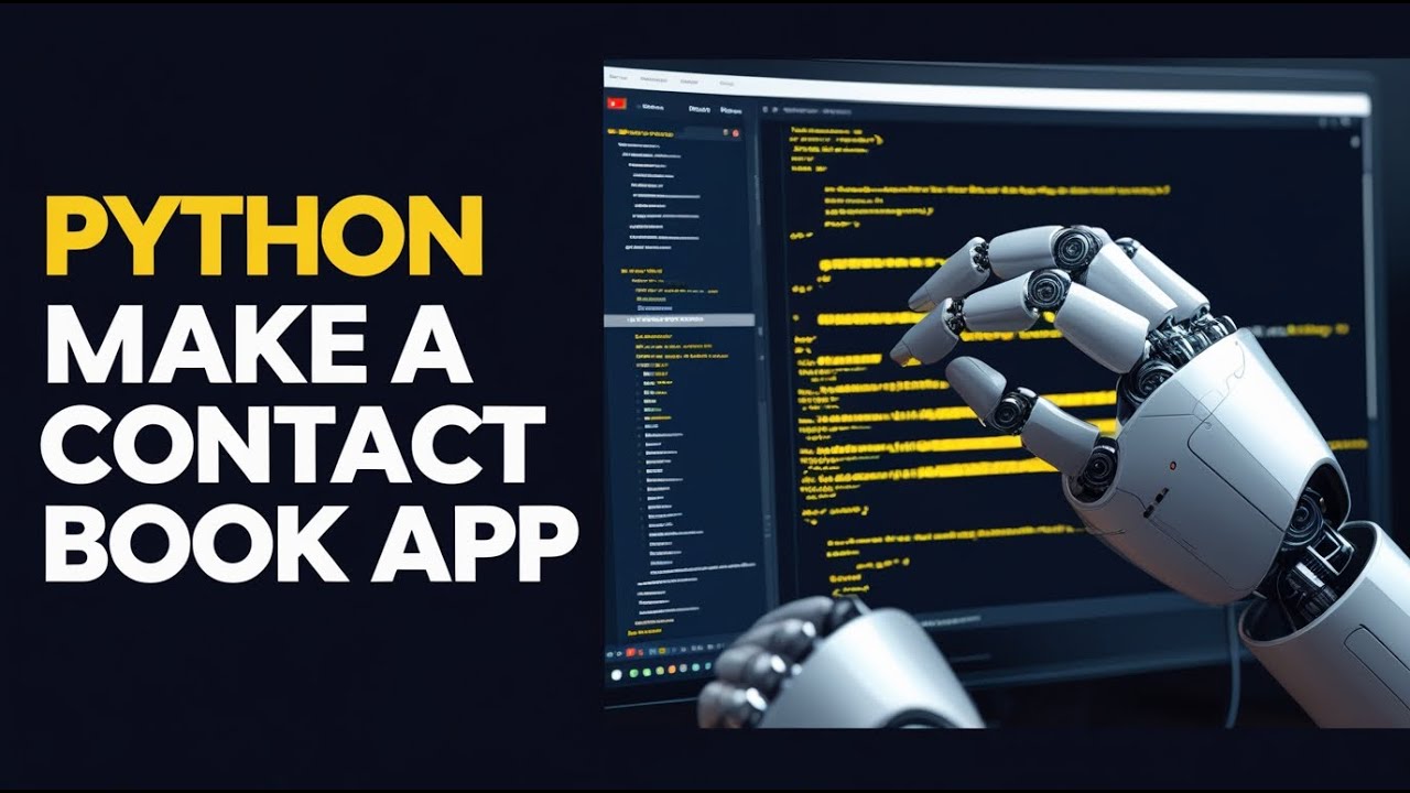 Python Project 6: Contact Book App | Intermediate Level Tutorial