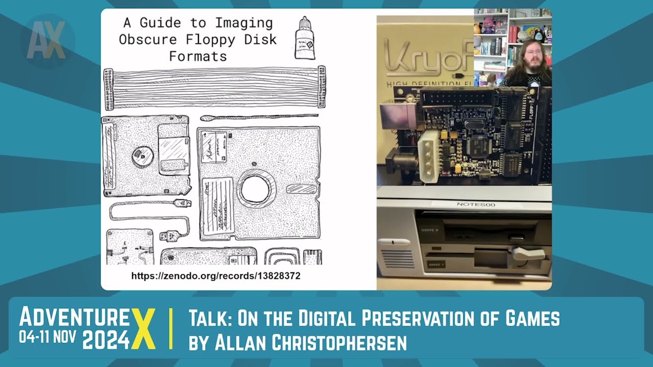 AdventureX 2024: Talk: On the Digital Preservation of Games