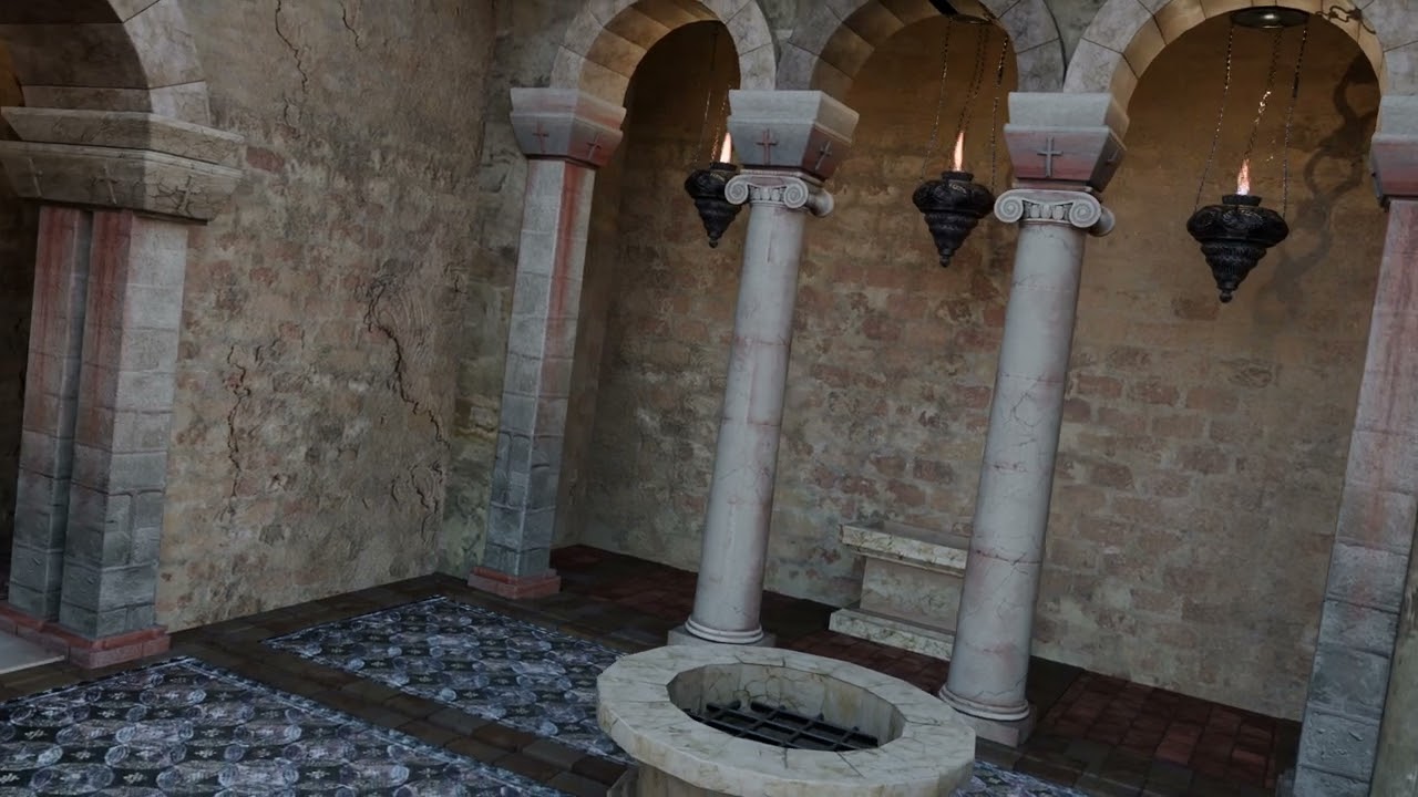 TETRACONCHAL BASILICA. Preliminary 3D reconstruction, mosaics update. Ohrid.