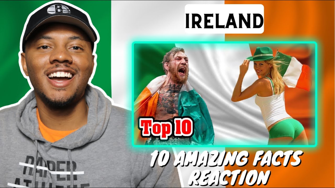 AMERICAN Reacts To Top 10 AMAZING Facts About IRELAND | Dar The Traveler
