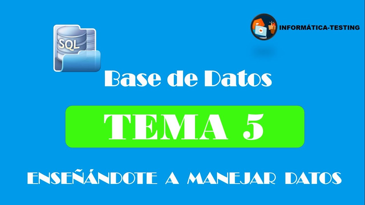 Base de Datos # 5/ Tipos de datos en SQL - YouTube