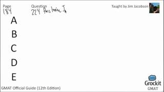 Grockit GMAT Official Guide pg. 183-185