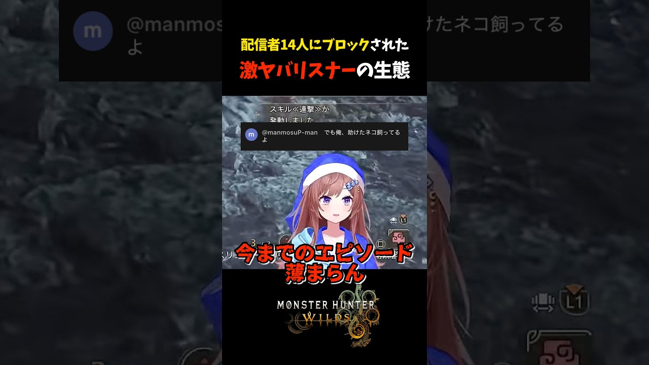 【裁判沙汰⁉️】V界隈を揺るがす怪物リスナーが配信に来ている件...【モンハンワイルズ】【歴戦王アルシュベルド】【Vtuber】【配信者界隈】 #Shorts