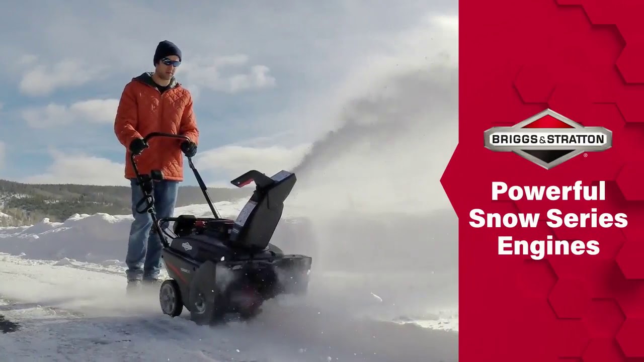 Одноступенчатые снегоуборщики Briggs&Stratton