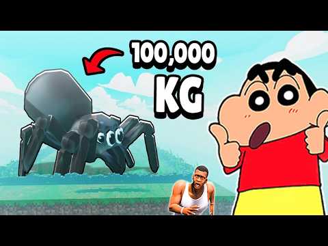 SHINCHAN BECOME THE WORLD BIGGSET INSECT in ROBLOX with FRANKLIN & CHOP | DREAM SQUAD
