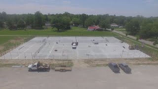 Construction for Olney pickleball courts progressing quickly