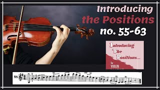 [Introducing the Positions for violin] no. 55-63 (The best etude for the 3rd position)