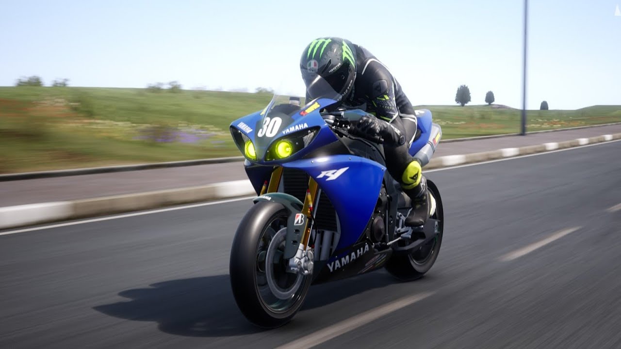 Ride 4 yamaha r1 crossplane stage 3 test ride top speed - YouTube