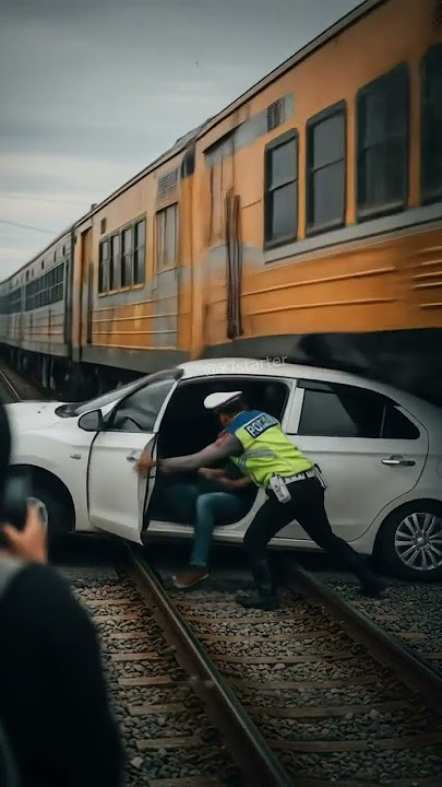 Polisi Beraksi! Tapi Tabrakan Tak Terhindarkan #shorts