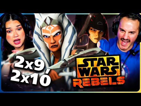 STAR WARS: REBELS Season 2 Eps 9 & 10 Reaction! | First Time Watch