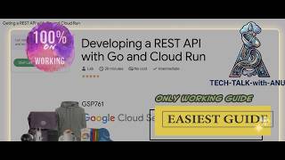 Developing a REST API with Go and Cloud Run || GSP761 screenshot 5