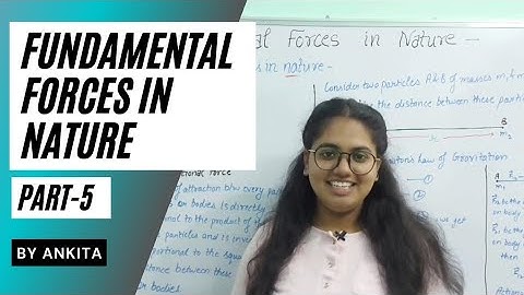 Fundamental Forces in Nature-Introduction to Physics part-5 by Ankita