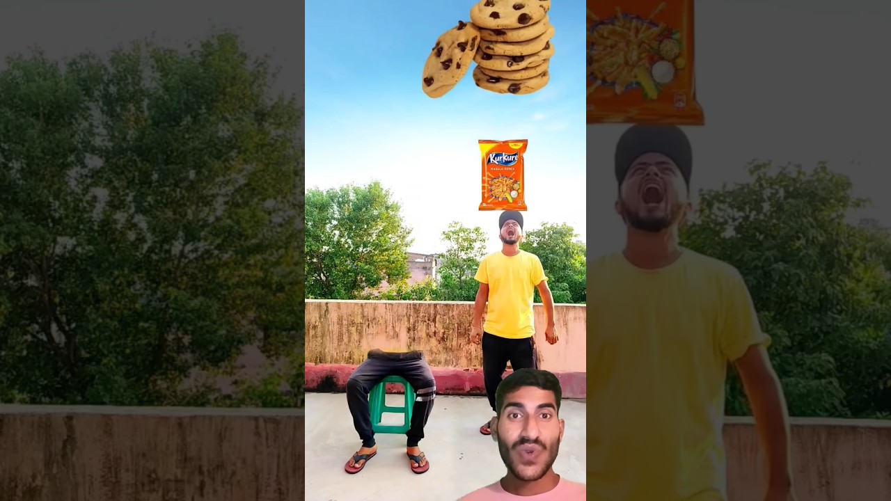 Flying body parts matching & eating game vs goat 🐐& insects - funny vfx magic😂