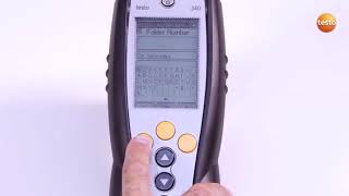 testo 340 Combustion Analyser - Creating a new customer