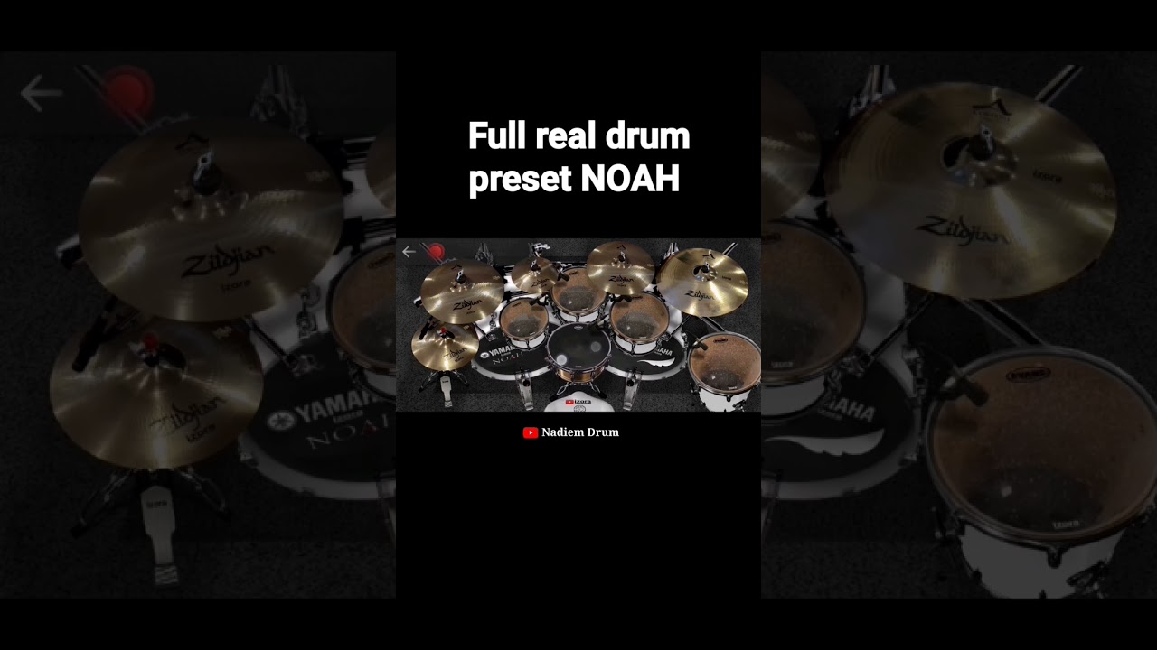Full Real Drum Preset Kit Noah 