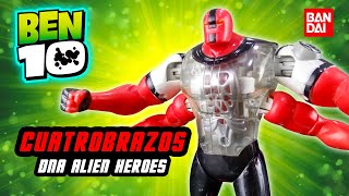 Ben 10 Cuatrobrazos Four Arms Dna Alien Heroes - Review Juguetes De Ben 10