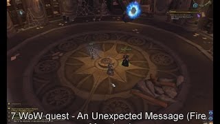 WoW quest - An Unexpected Message (Fire Mage)