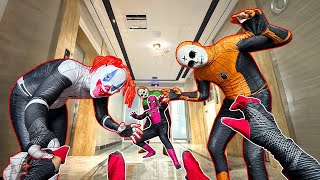Spider-Man Brothers Escape the Mad Doctor & Corridor Freaks || OMG Let Me Go ! 😱 ( PRANK )
