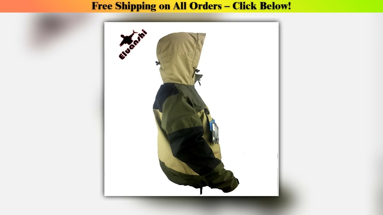 ELUANSHI Waterproof Breathable Fly Fishing Clothes Wader Jacket Wading clothing apparel Wholesale