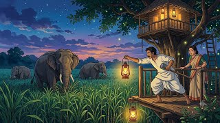 A Cozy Day in Indian Village | Treehouse Life & Farm Story | Ghibli ASMR