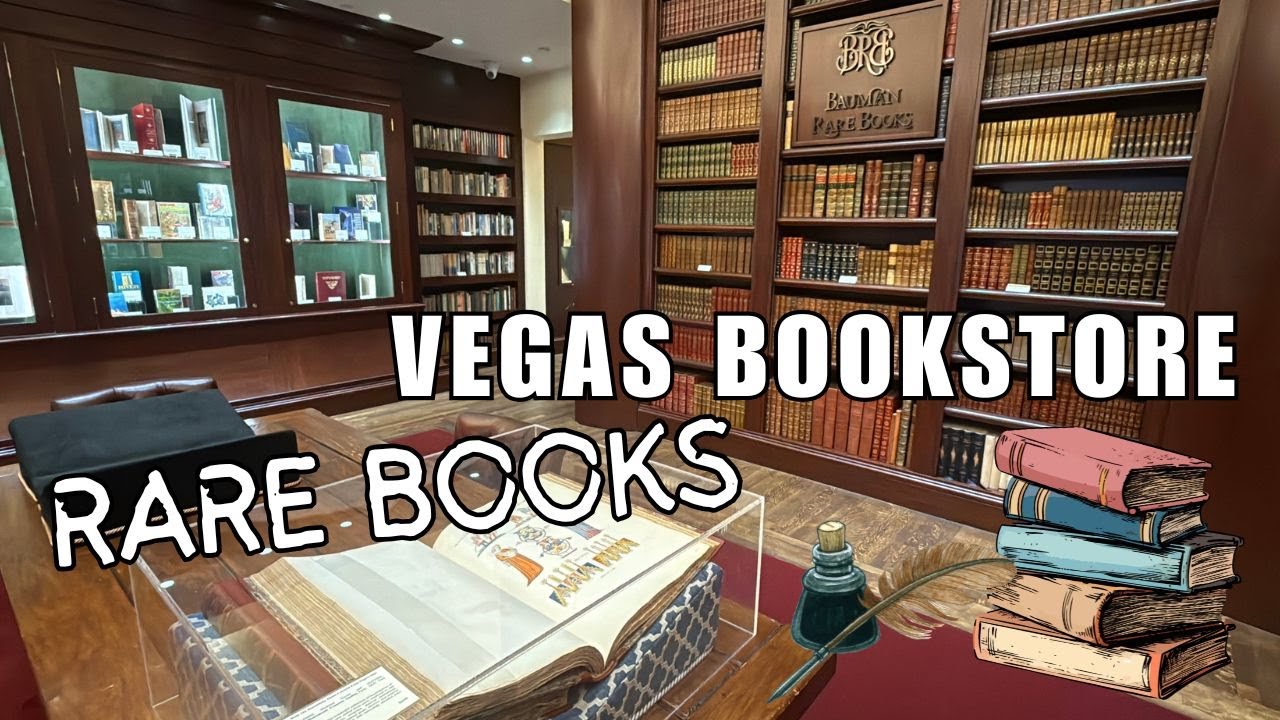 Really Rare Books From the 1700's in Las Vegas Bauman Bookstore Inside Venetian Resort