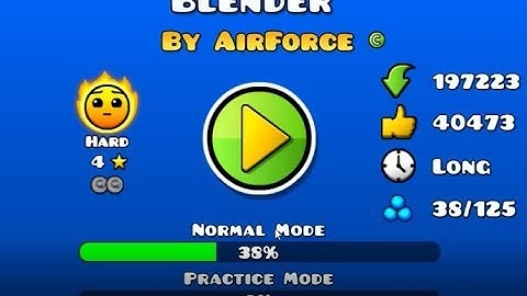 Geometry Dash - Blender by AirForce - IronCrafter101