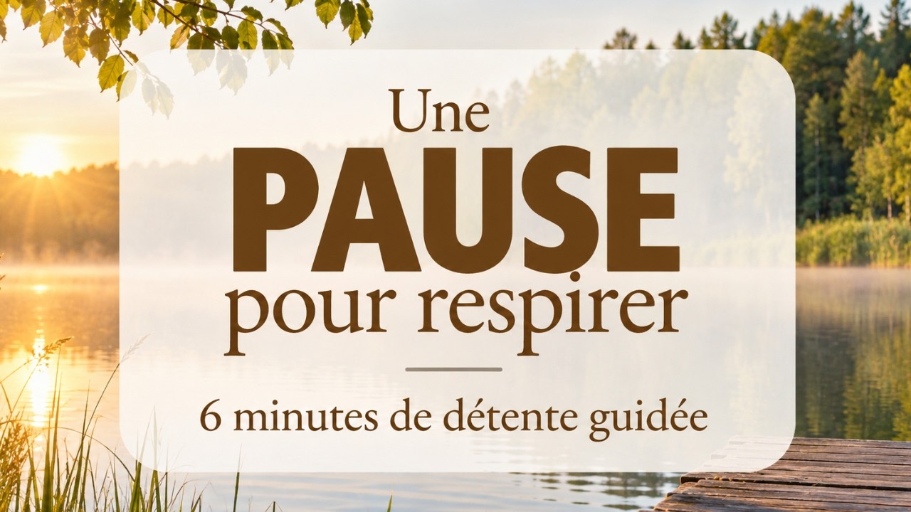 6 minutes pour respirer et se détendre