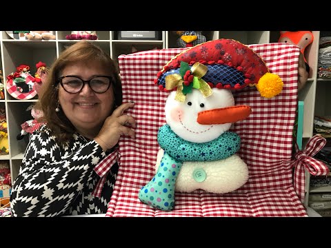 Capa de Cadeira Boneco de Neve !!!